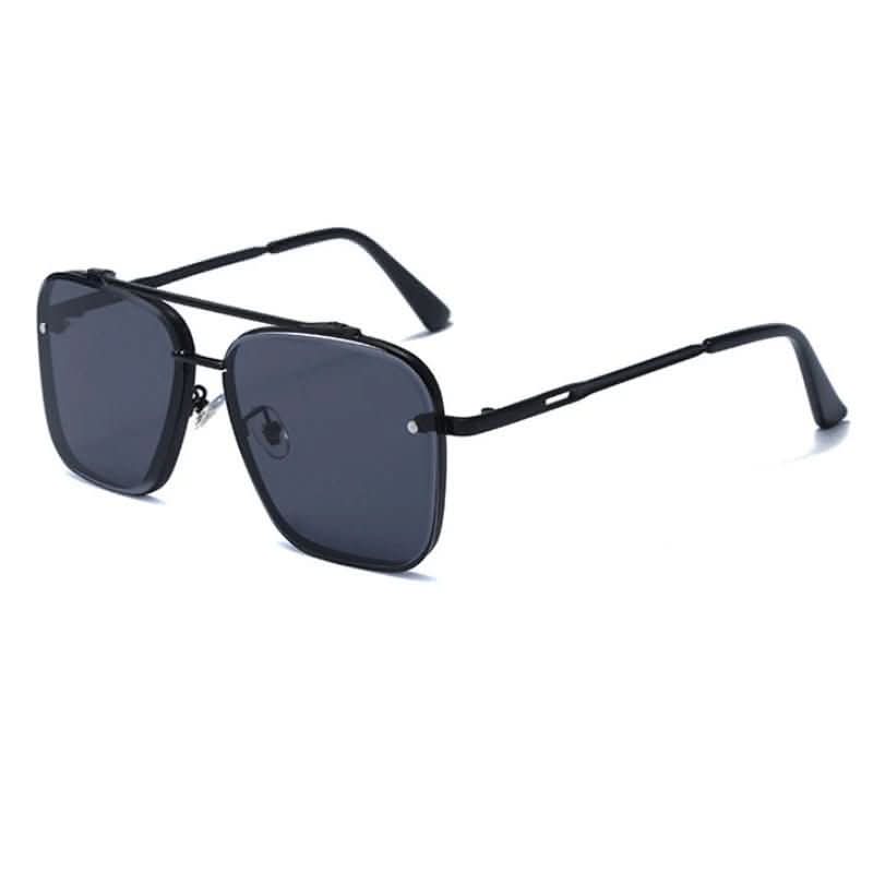 Óculos de Sol Estilosos com Lentes em Gradiente e Armação Metálica Durável | meowbutter