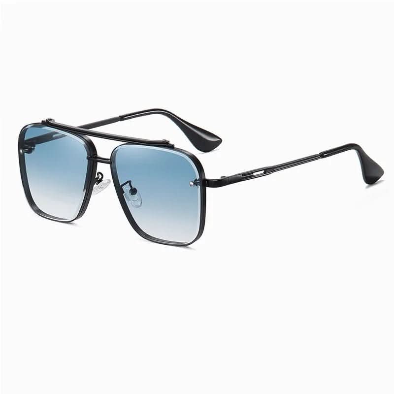 Óculos de Sol Estilosos com Lentes em Gradiente e Armação Metálica Durável | meowbutter