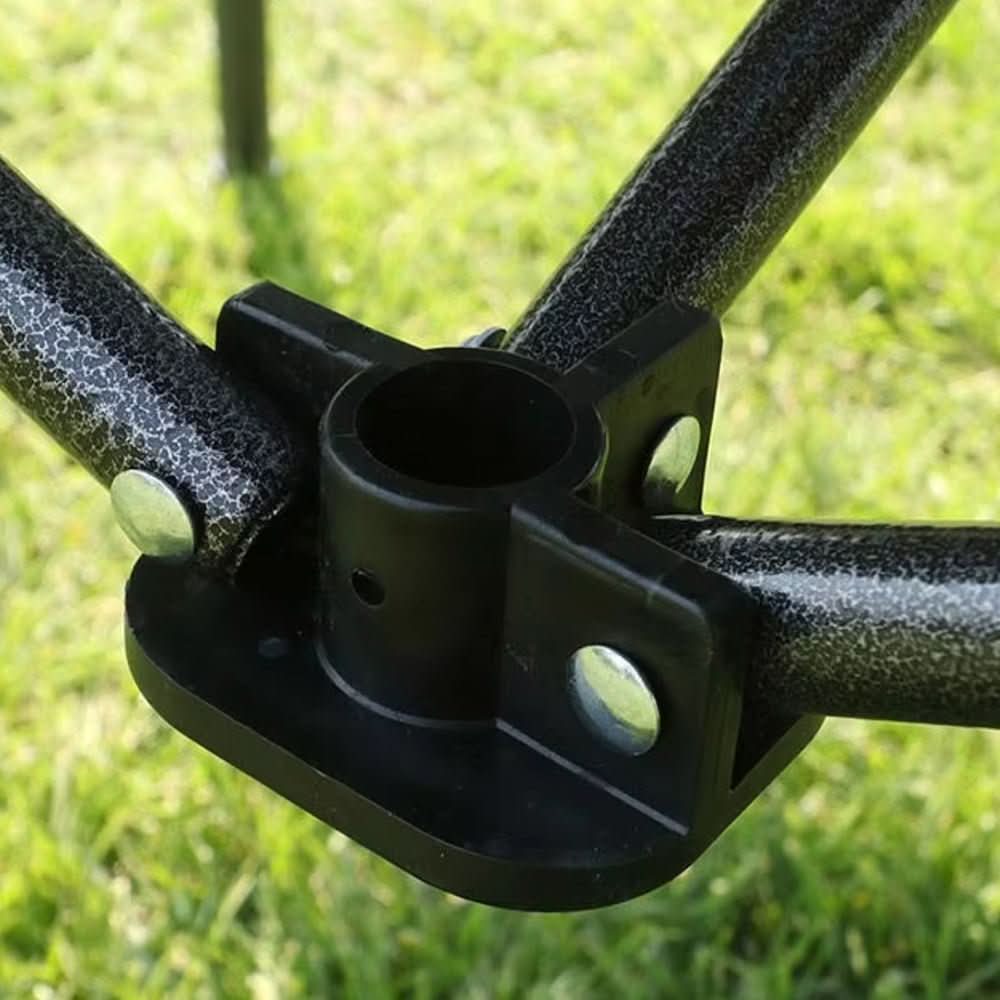 Table de camping pliante - Cadre en X - Surface résistante à la chaleur - Acier au carbone | meowbutter