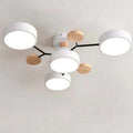 Branch Shaped Pendant Light In Acrylic Wood And Metal Nordic Modern Style