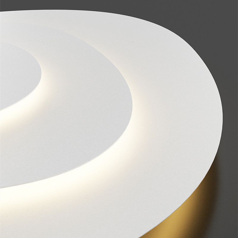Metal Ceiling Lamp With Dimmable LED And Organic Shapes