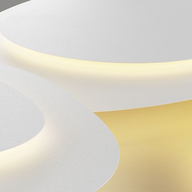 Metal Ceiling Lamp With Dimmable LED And Organic Shapes
