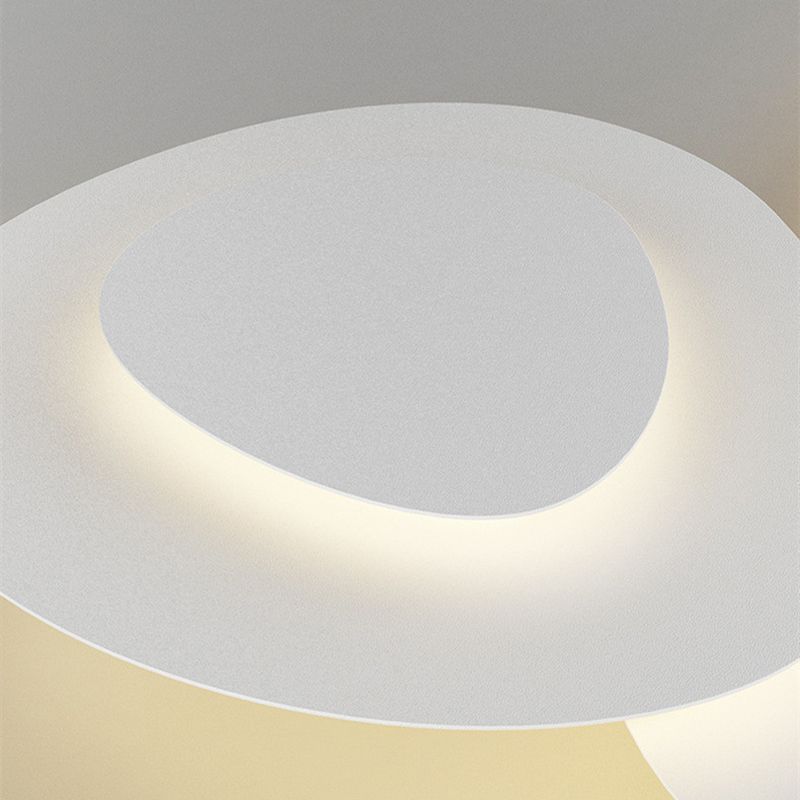 Metal Ceiling Lamp With Dimmable LED And Organic Shapes