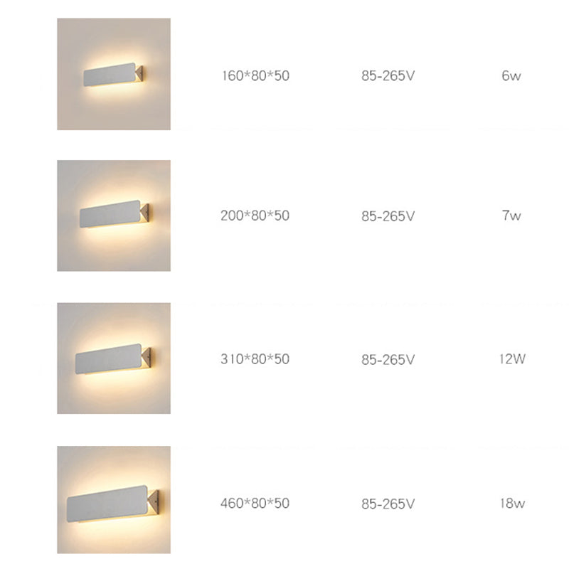 Liora | Rotatable LED Metal Indoor Wall Lamp, White