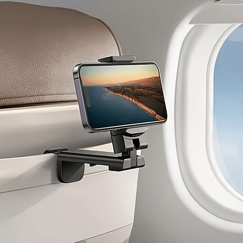 Suporte de Telemóvel Compacto 360° para Conforto em Viagens Aéreas | meowbutter