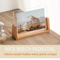 U-Shaped Acrylic & Wood Photo Frame | Modern Minimalist Display | Meowbutter