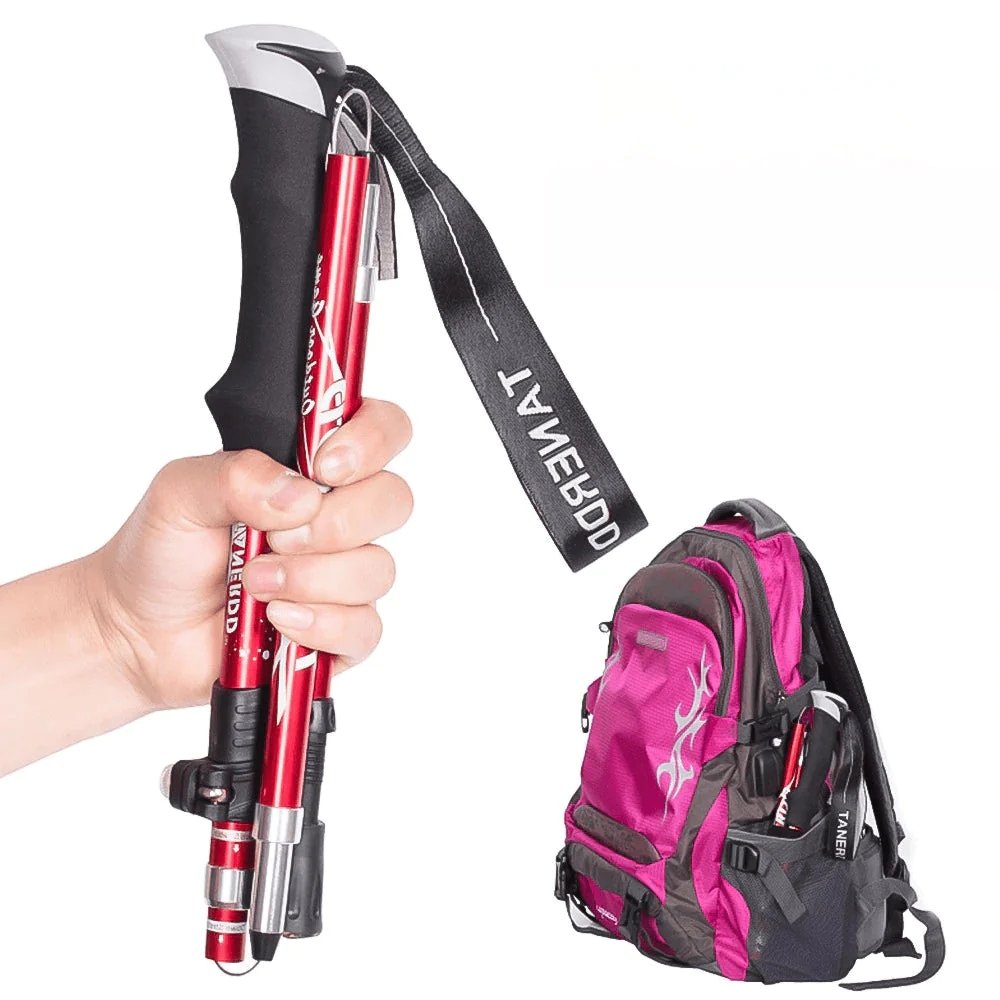 Telescopic Hiking Poles - Adjustable Lightweight Design - Durable Trekking Aid | meowbutter