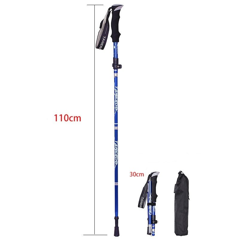 Telescopic Hiking Poles - Adjustable Lightweight Design - Durable Trekking Aid | meowbutter