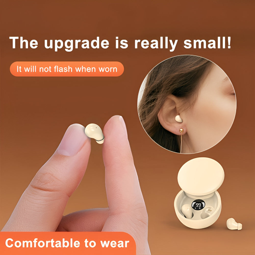 Compact Rechargeable Wireless Earphones — Touch Controls, In-Ear Design