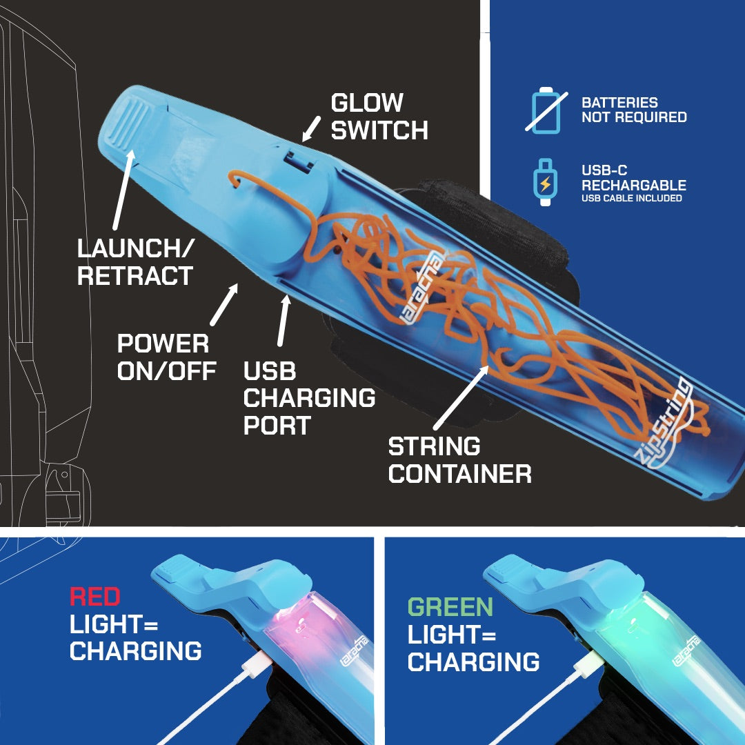 Launch, Retract, Repeat – Wearable Wrist Toy with Glow-in-the-Dark String