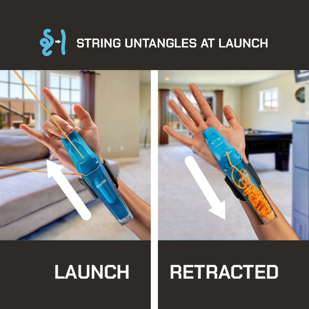 Launch, Retract, Repeat – Wearable Wrist Toy with Glow-in-the-Dark String