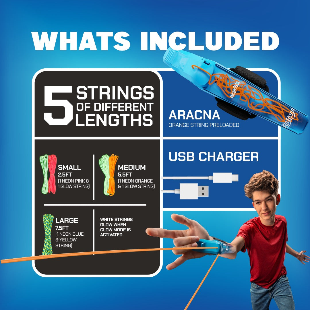 Launch, Retract, Repeat – Wearable Wrist Toy with Glow-in-the-Dark String