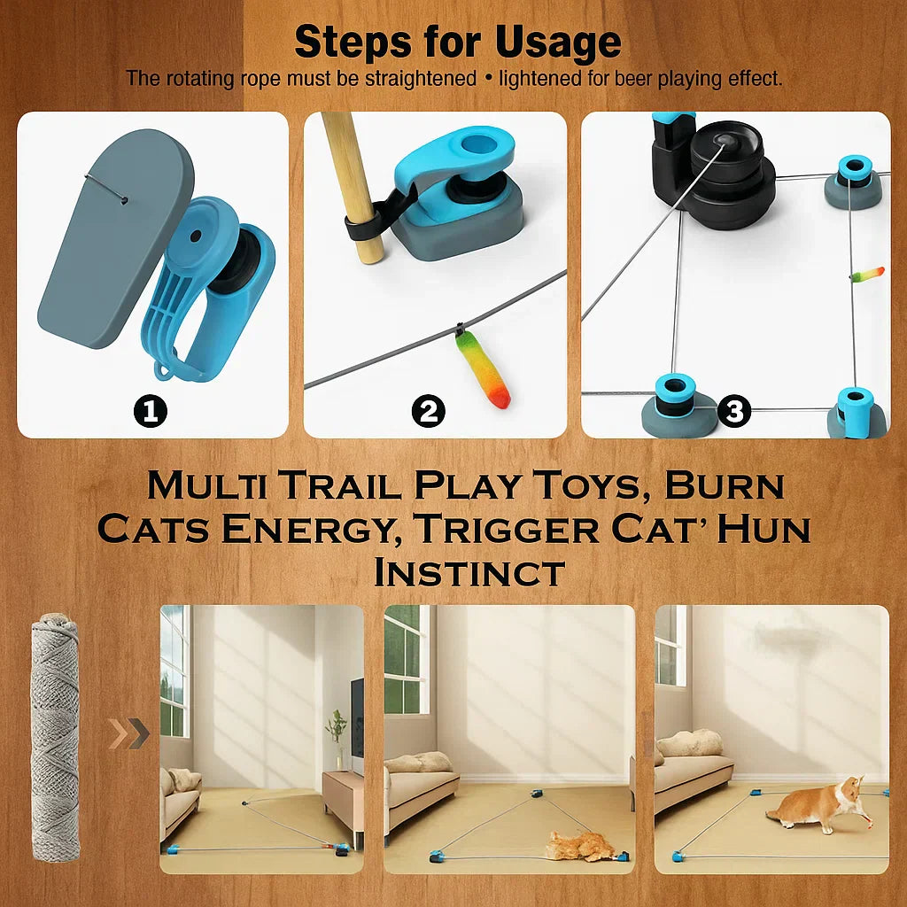 Indoor Cat Exercise Toy To Fight Obesity And Protect Your Furniture