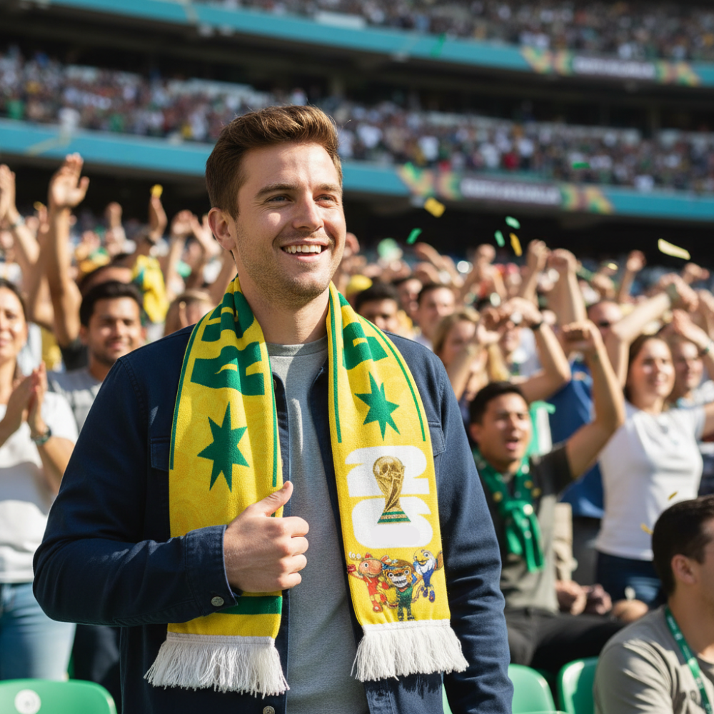 Lekki szalik z flagą Australii