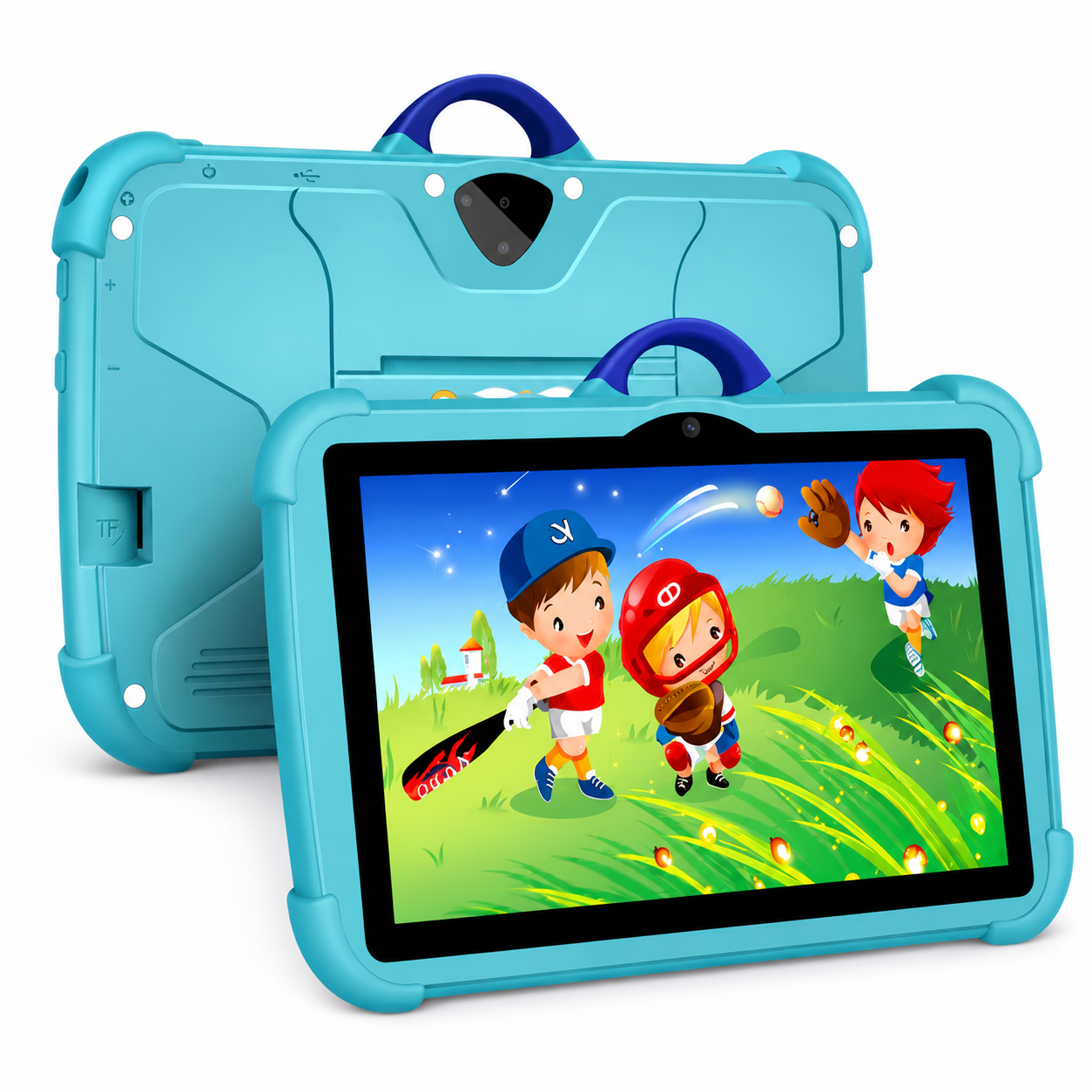Kids Android Tablet - 4GB RAM - 64GB - Android 13 - Shockproof Case & Kickstand - 4 Colours | meowbutter