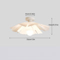 Lampada da soffitto a petali di rosa | Design moderno a fiore semi-incassato | Meowbutter
