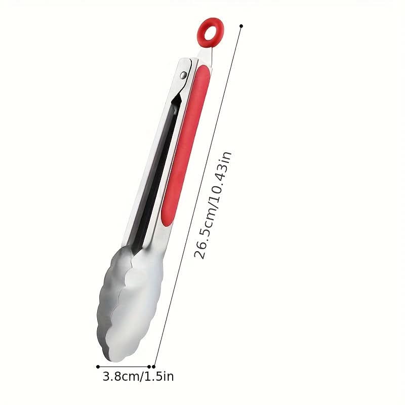Stainless Steel Locking Kitchen Tongs | meowbutter