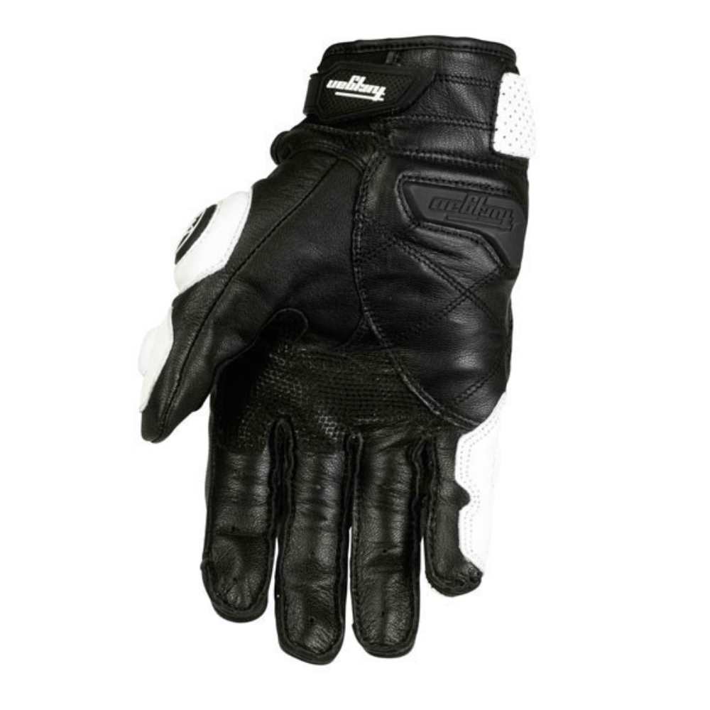 Supertech Leather Motorcycle Gloves — Protective All-Weather Grip