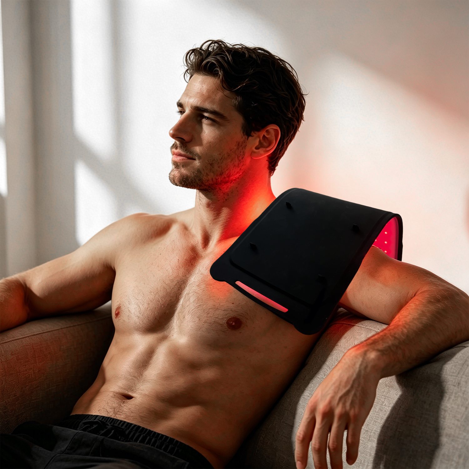 Adjustable Dual-Light Panel for Daily Stiffness and Full-Body Radiance