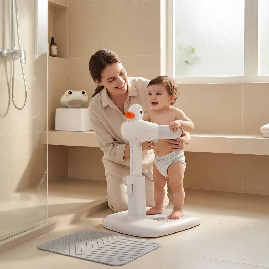 Hands-Free Upright Toddler Bath Stand