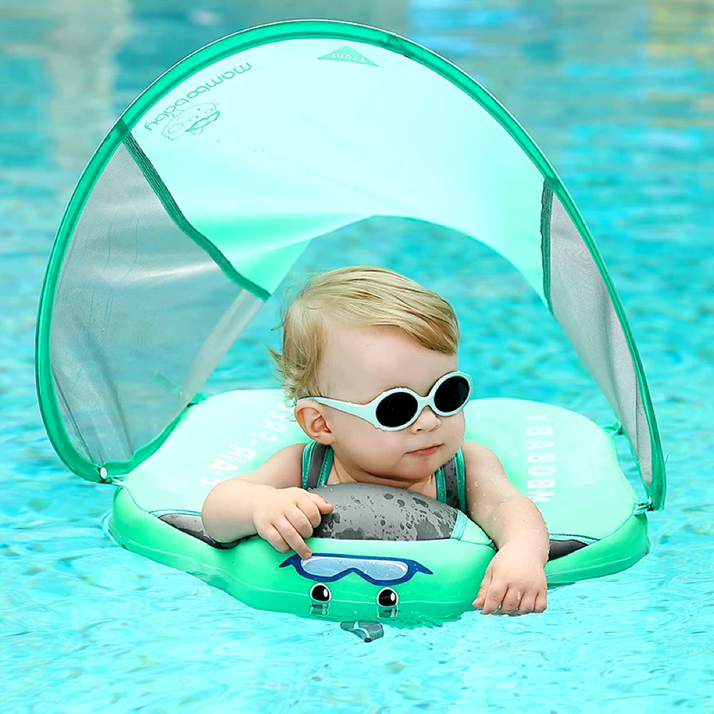 AquaSafe Colac de înot de siguranță pentru copii mici — susținere confortabilă la plutire