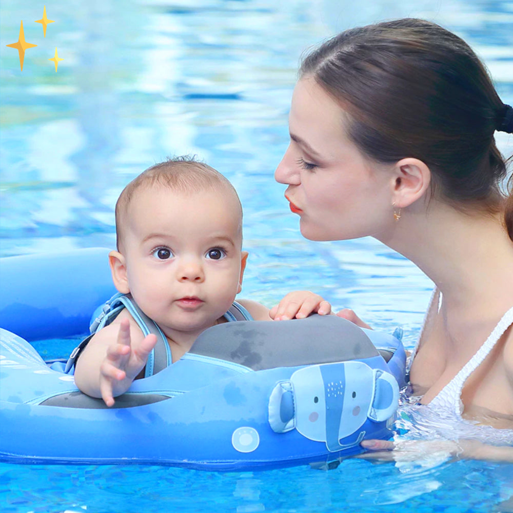 AquaSafe Colac de înot de siguranță pentru copii mici — susținere confortabilă la plutire