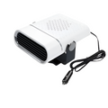 Car Fan - 4-in-1 Heating & Cooling - 12V/24V - 360 Degree Rotation - White & Black | meowbutter