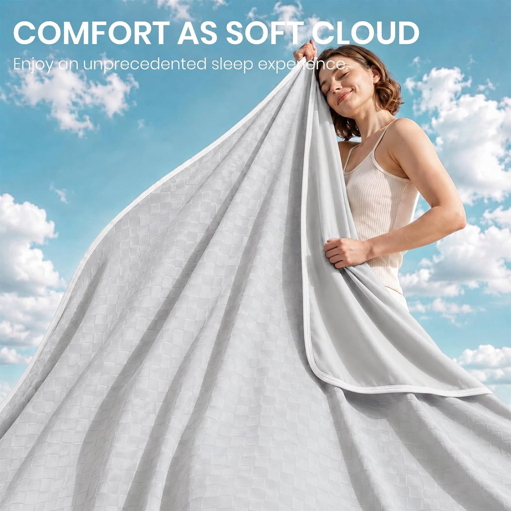 Chill Comfort Arc-Chill Technology Cooling Blanket — Soft Lightweight Fabric