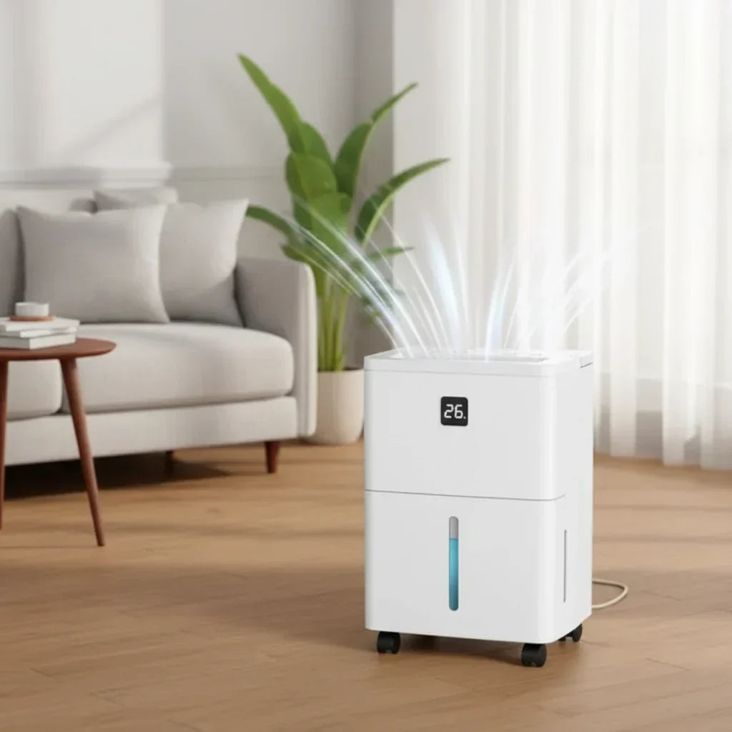 Compact 25 Pint Portable Dehumidifier