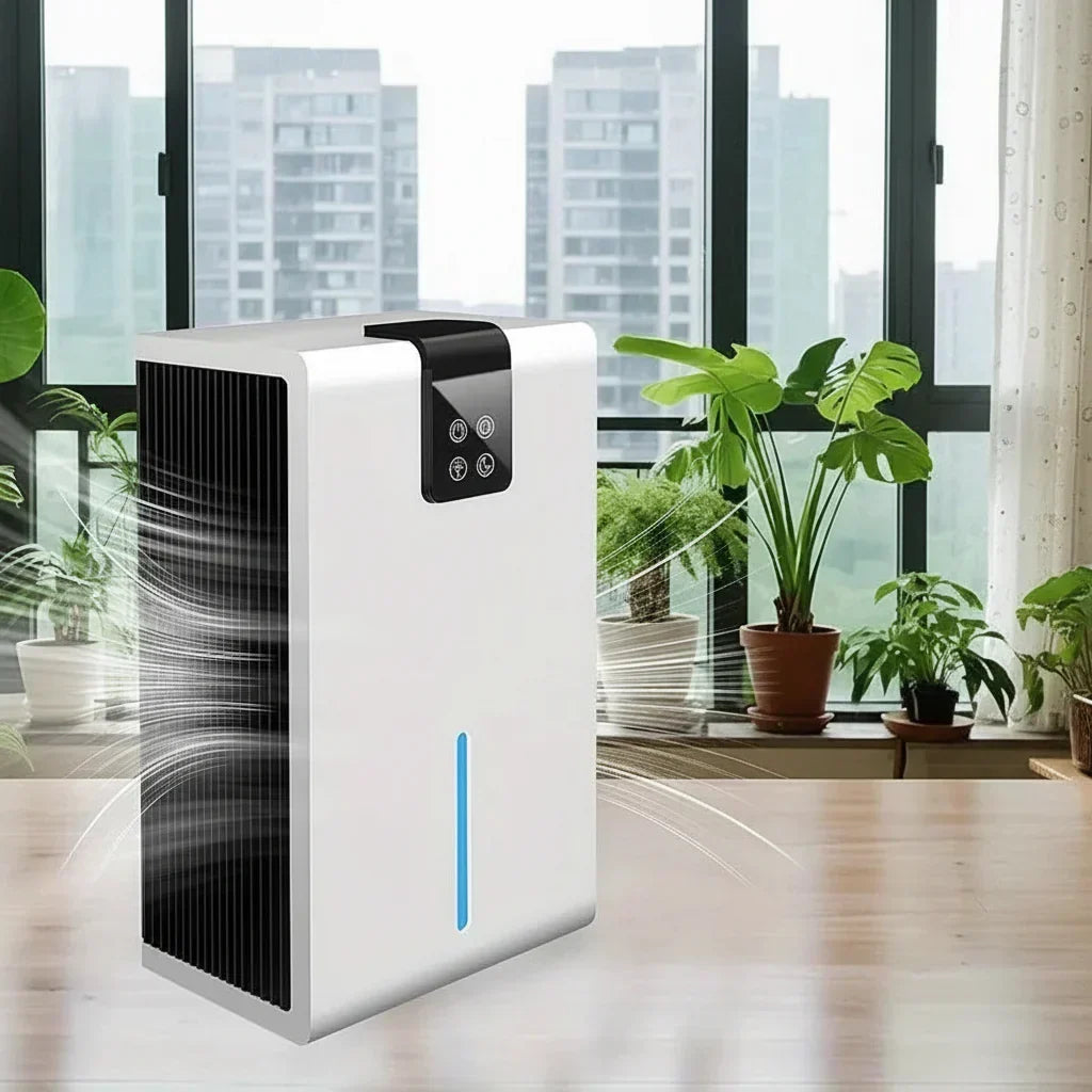 Energy Efficient Compact Dehumidifier — Continuous Moisture Extraction