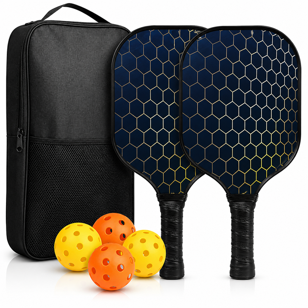 Set di racchette da pickleball leggere in grafite con palline | Meowbutter