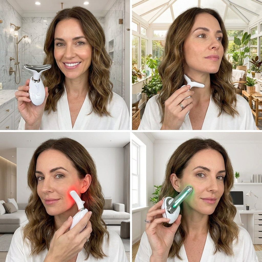 3-in-1 LED Facial Sculptor for a Visibly Firmer, Radiant, and Contoured Complexion