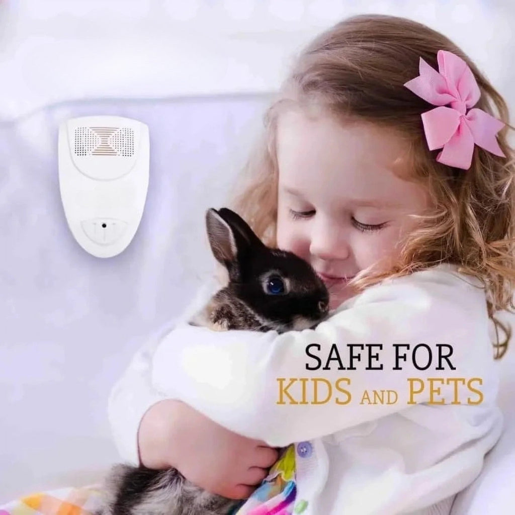Plug-In Ultrasonic Bed Bug Repeller Device — Electronic Pest Deterrent