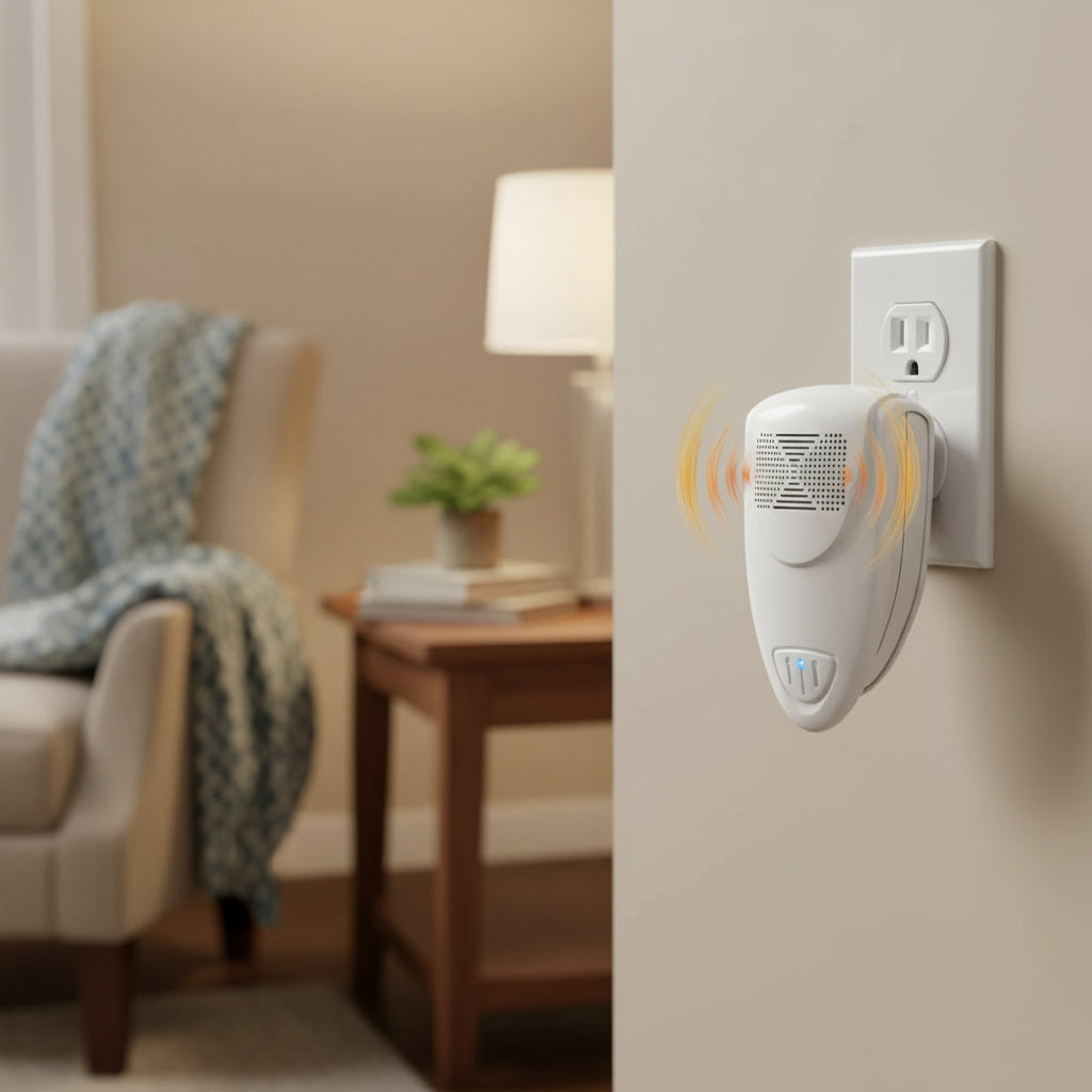 Plug-In Ultrasonic Bed Bug Repeller Device — Electronic Pest Deterrent