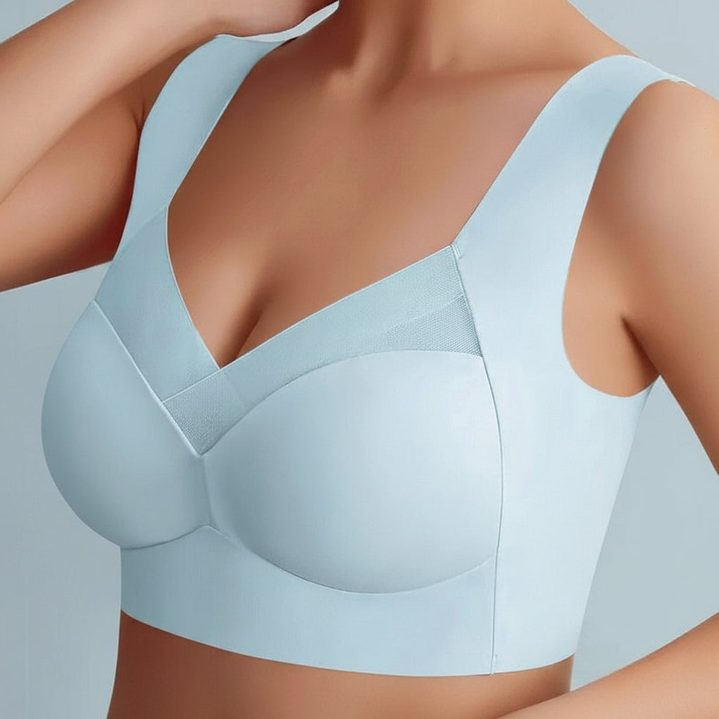 Women's Seamless Wireless Push-Up Bra — Gentle Lift Soft Fit Contour