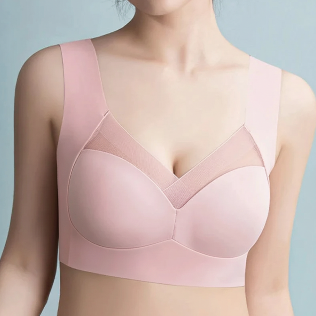 Women's Seamless Wireless Push-Up Bra — Gentle Lift Soft Fit Contour