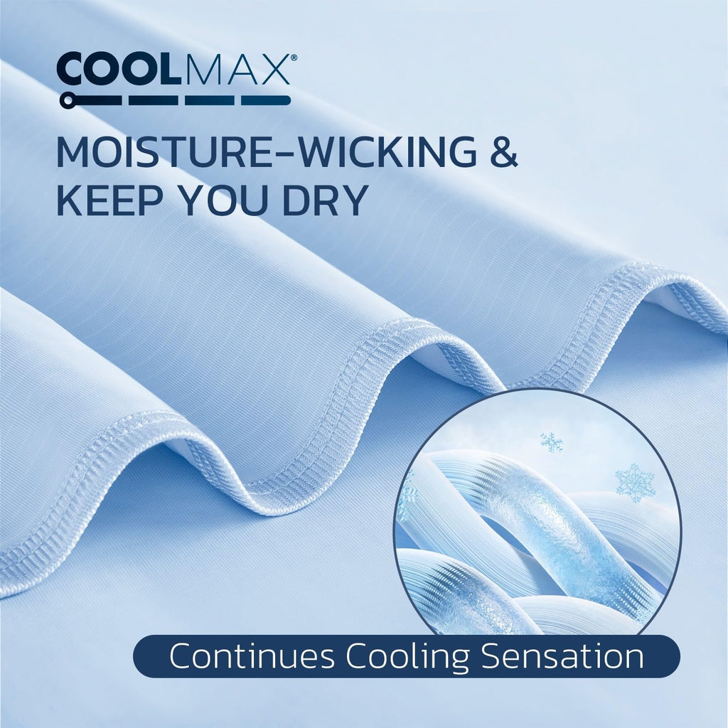 Couverture rafraîchissante grand format Queen Cool Comfort — indice de tissu Q-Max supérieur à 0.4
