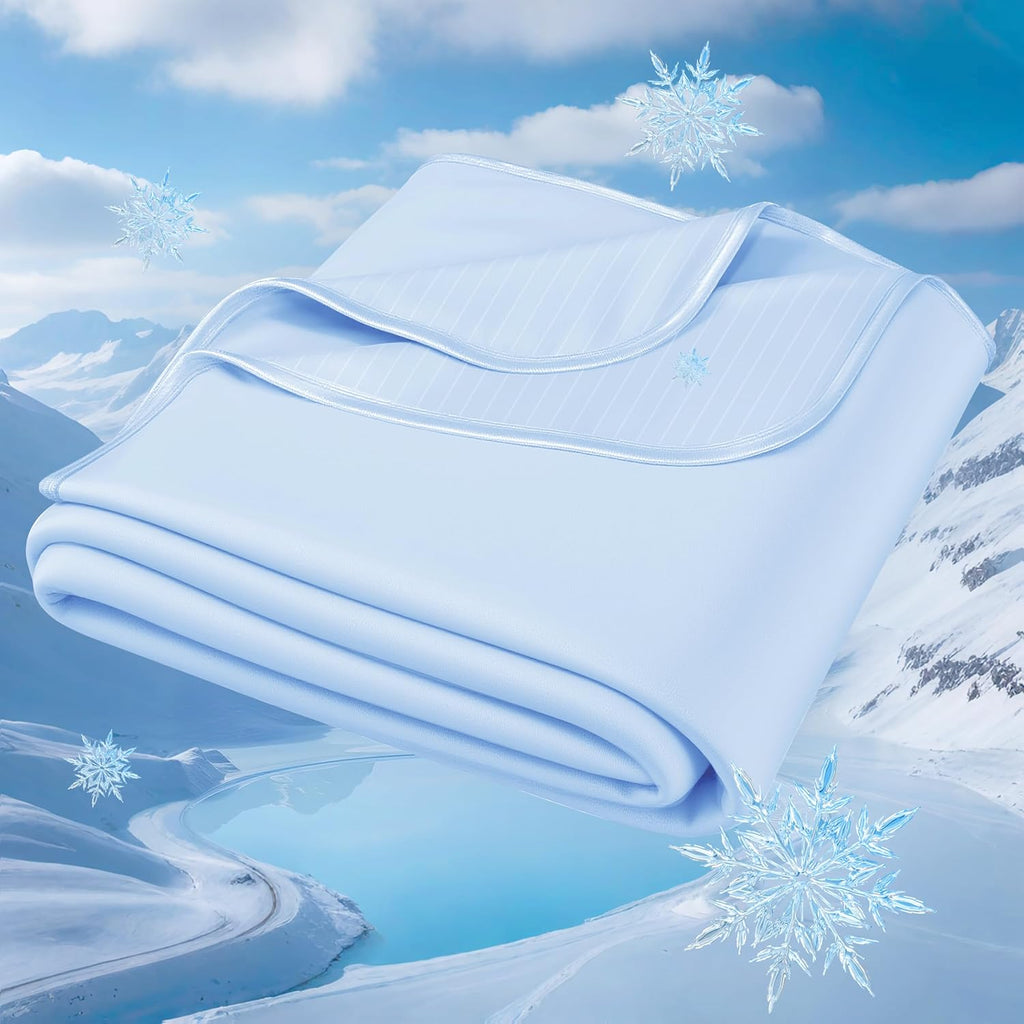 Couverture rafraîchissante grand format Queen Cool Comfort — indice de tissu Q-Max supérieur à 0.4