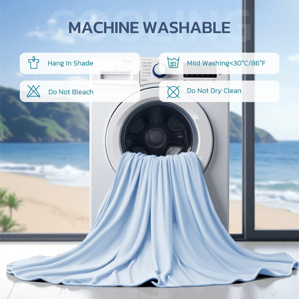 Couverture rafraîchissante grand format Queen Cool Comfort — indice de tissu Q-Max supérieur à 0.4