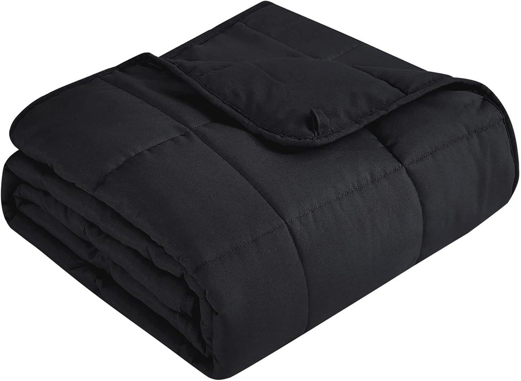 Pătură ponderată Cozy Comfort — țesătură din microfibră răcoritoare, umplutură cu reglare termică