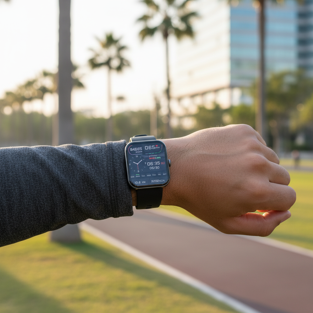 Smartwatch zur Blutdrucküberwachung – kabelloser Fitness-Tracker und Aktivitätsarmband