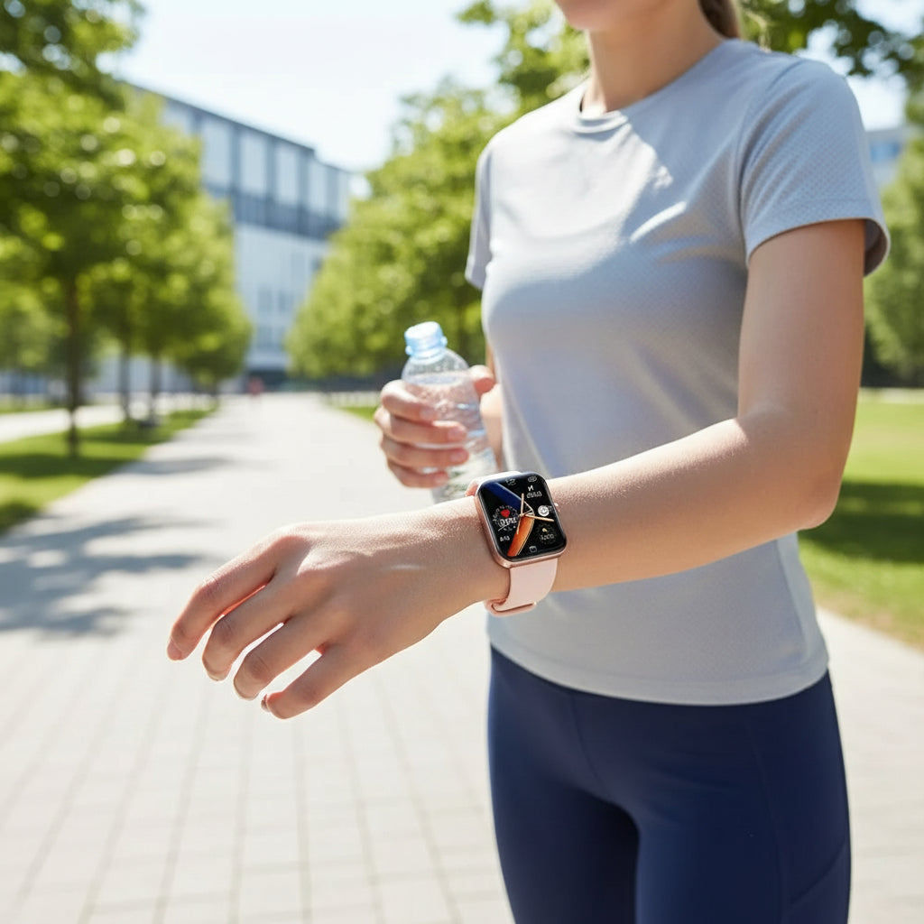Smartwatch zur Blutdrucküberwachung – kabelloser Fitness-Tracker und Aktivitätsarmband
