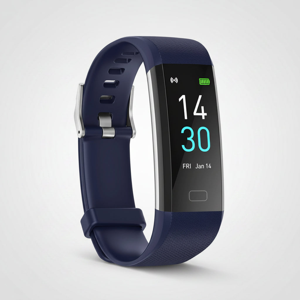 Fitness-smartwatch — continue hartslag- en bloeddrukmonitor