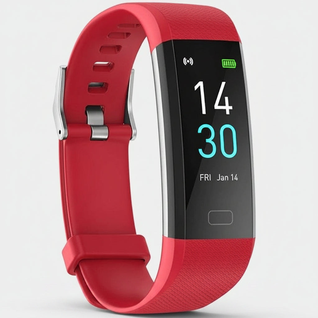 Fitness-smartwatch — continue hartslag- en bloeddrukmonitor