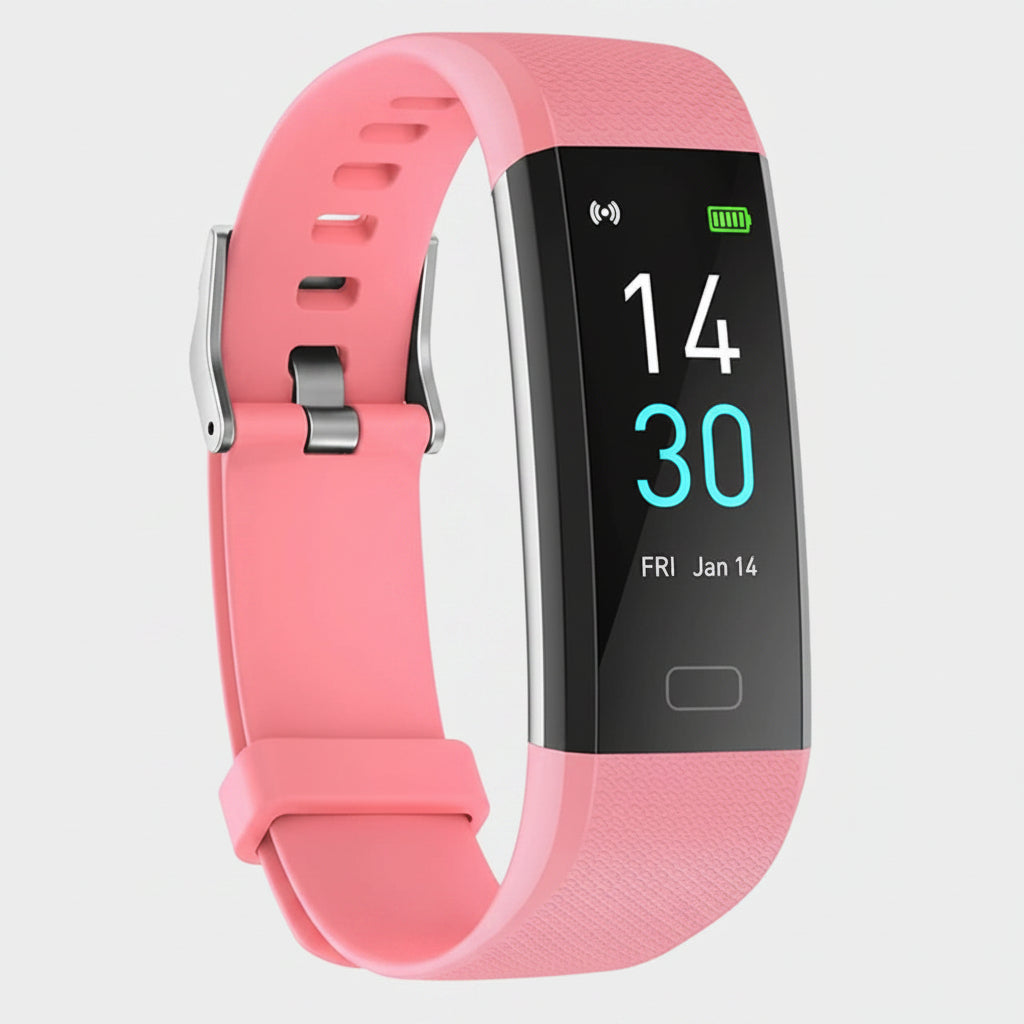 Fitness-smartwatch — continue hartslag- en bloeddrukmonitor
