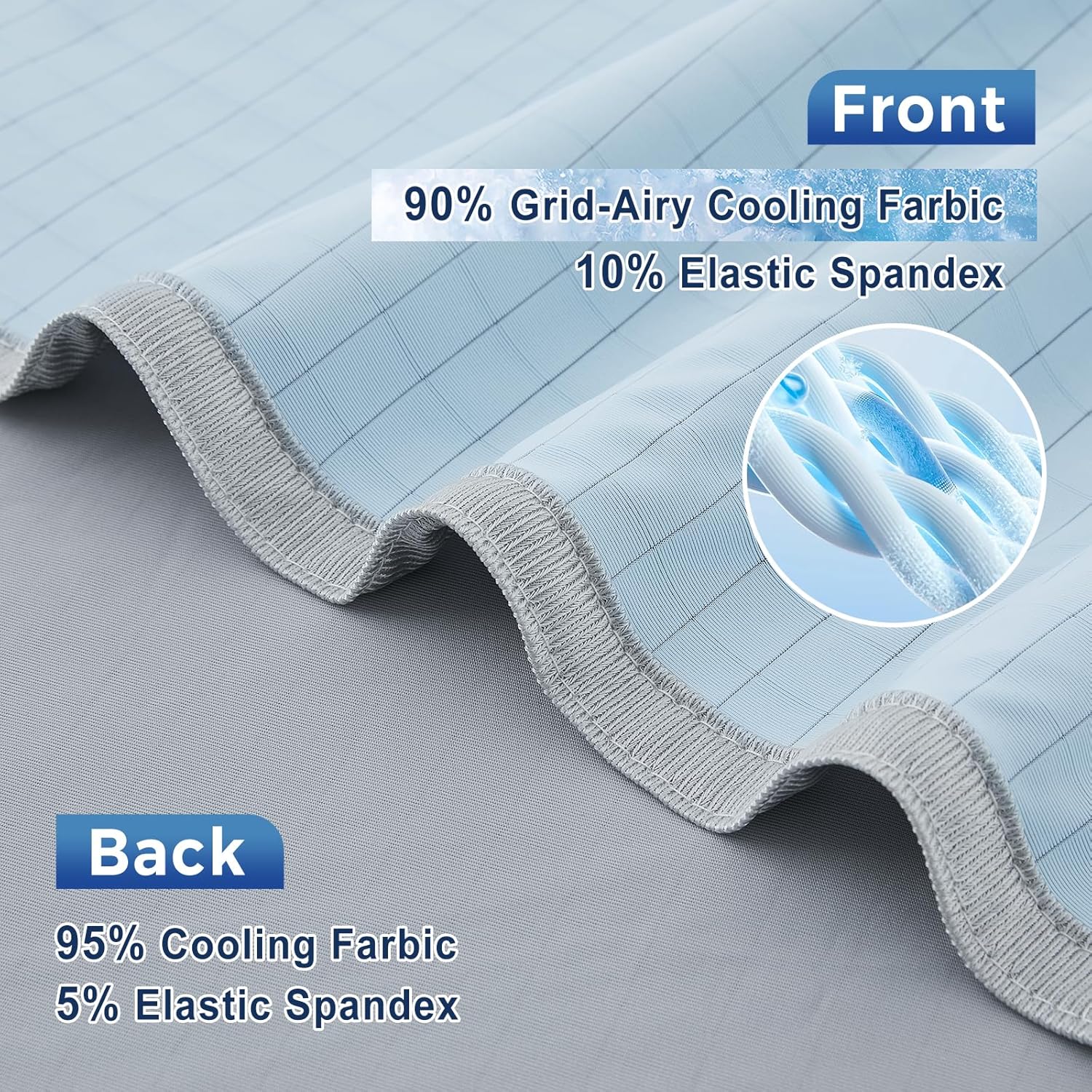 Chill Comfort Reversible Cooling Blanket — Breathable Design, Rapid Heat Extraction