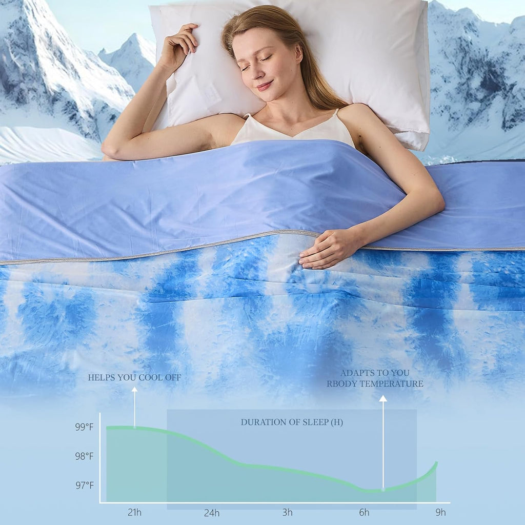 Chill Comfort Cooling Blanket — Lightweight Moisture-Wicking Cool Fabric