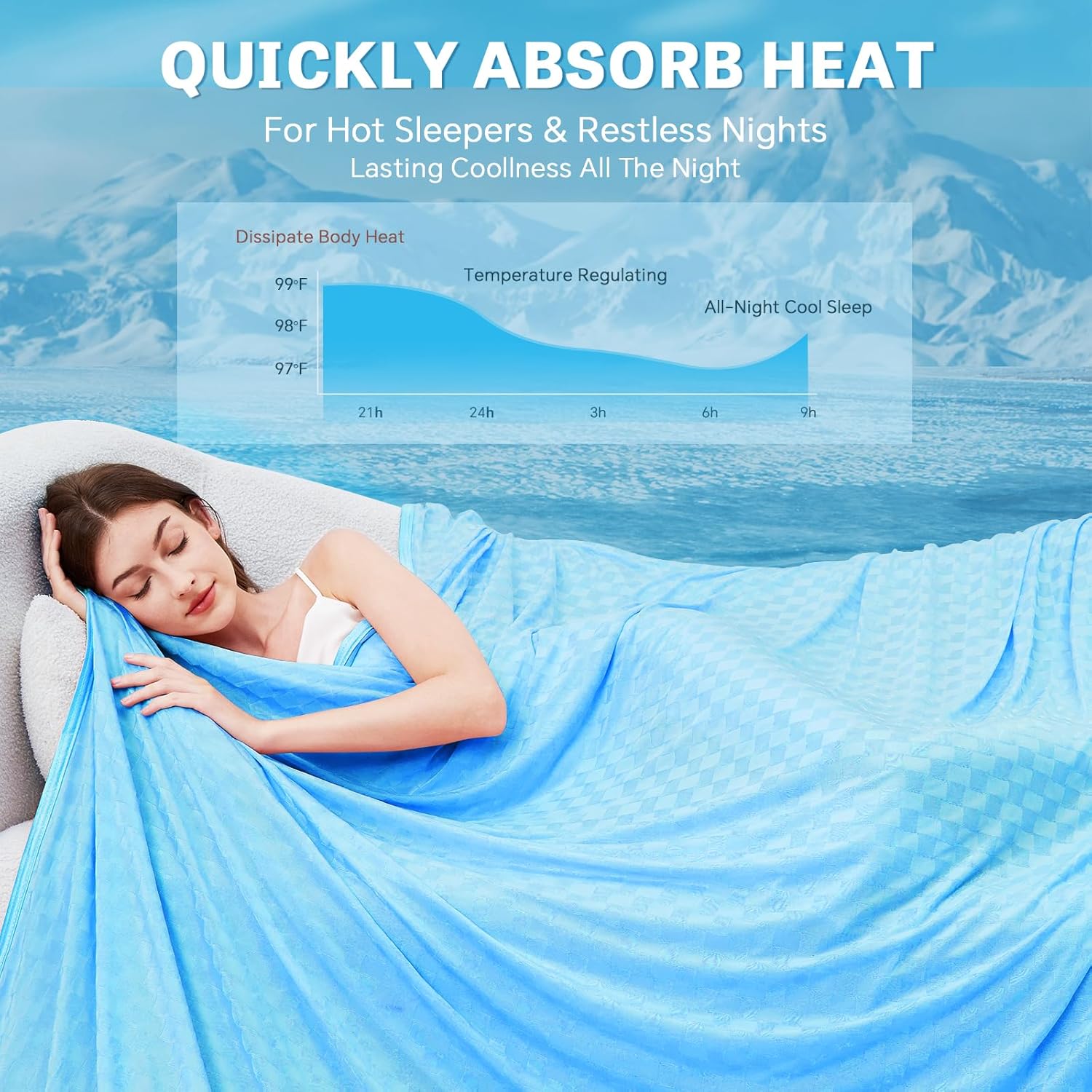 Chill Comfort Cooling Blanket — Double-Sided Cold Effect Surface