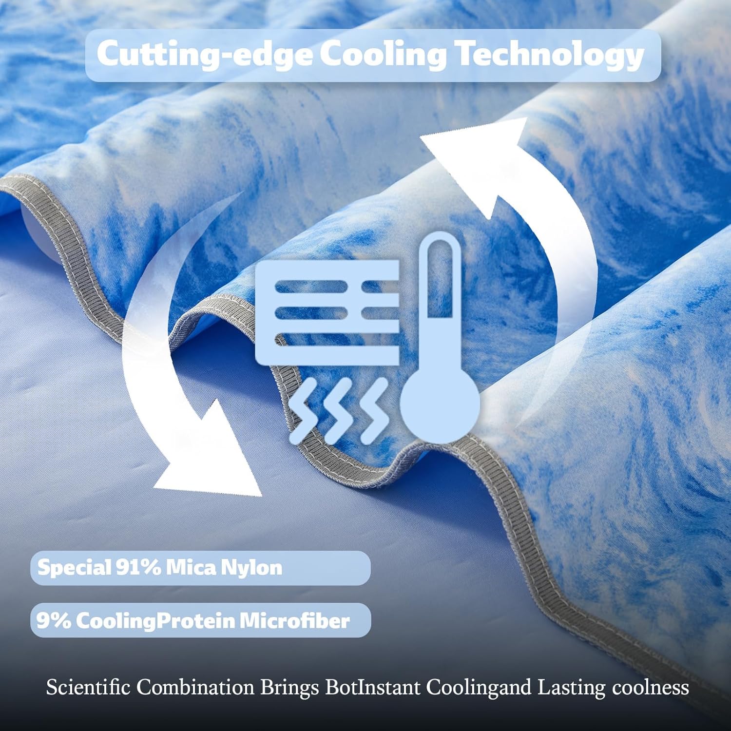 Chill Comfort Cooling Blanket — Lightweight Moisture-Wicking Cool Fabric