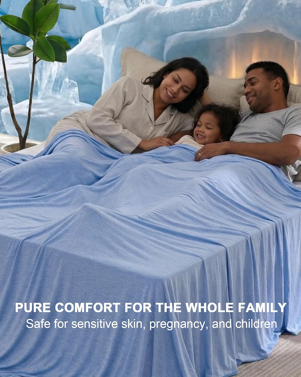 Couverture rafraîchissante Cool Comfort — régulation thermique, Q-Max supérieur à 0.4